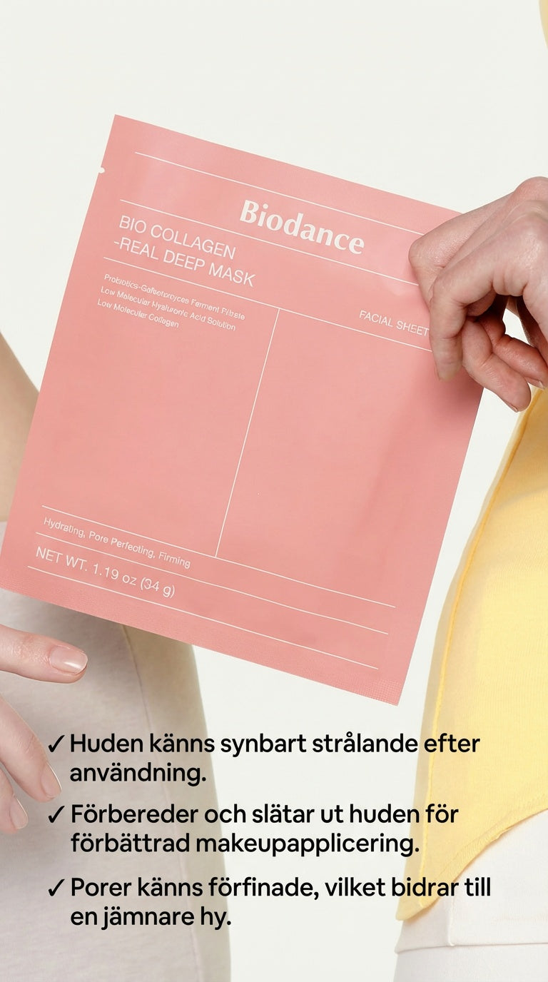 Återfuktande kollagenmask