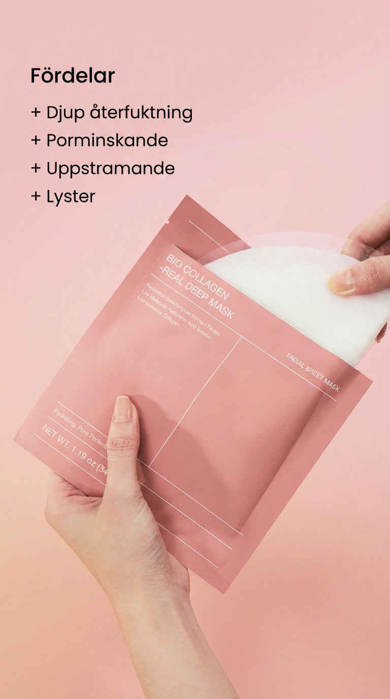 Återfuktande kollagenmask