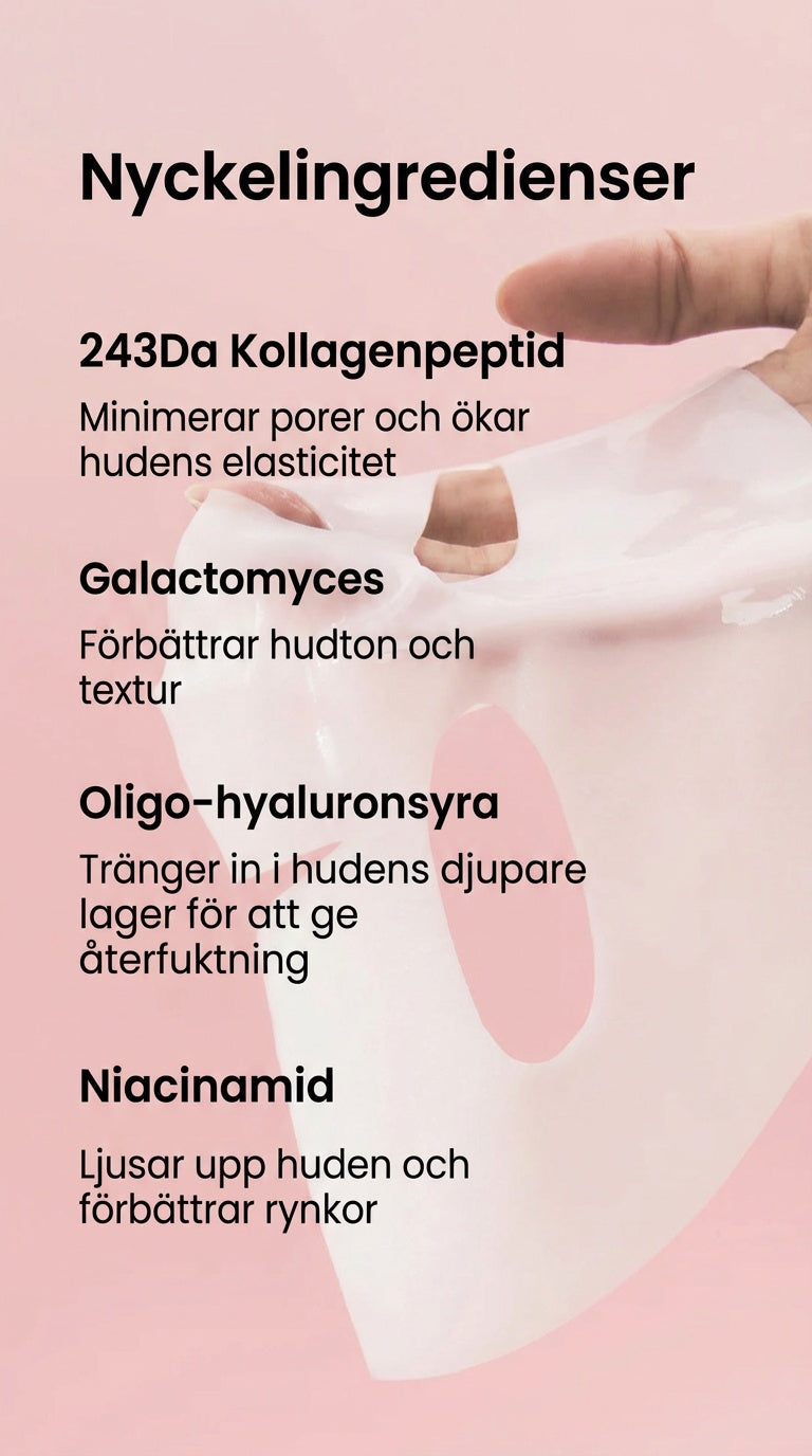 Återfuktande kollagenmask